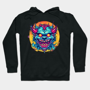 Ready to scare some people with my new monster mask Hoodie